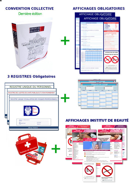 PACK mise en conformité intégral SPECIAL INSTITUT DE BEAUTE 2025, toutes obligations